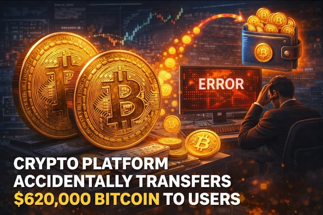 💥 Erreur monumentale : une plateforme crypto transfère accidentellement 620 000 bitcoins à des utilisateurs